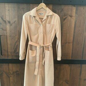 Sportrite🔥 | Vintage 1960’s Arnel Triacetate Fabric Trench Coat Size 8